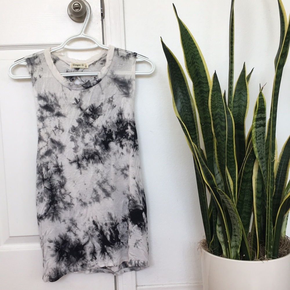 Tie Dye Open Back Tank
